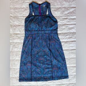 Title Nine Blue Purple Paisley Nimblene Trouble Athletic Tennis Golf Dress - 4